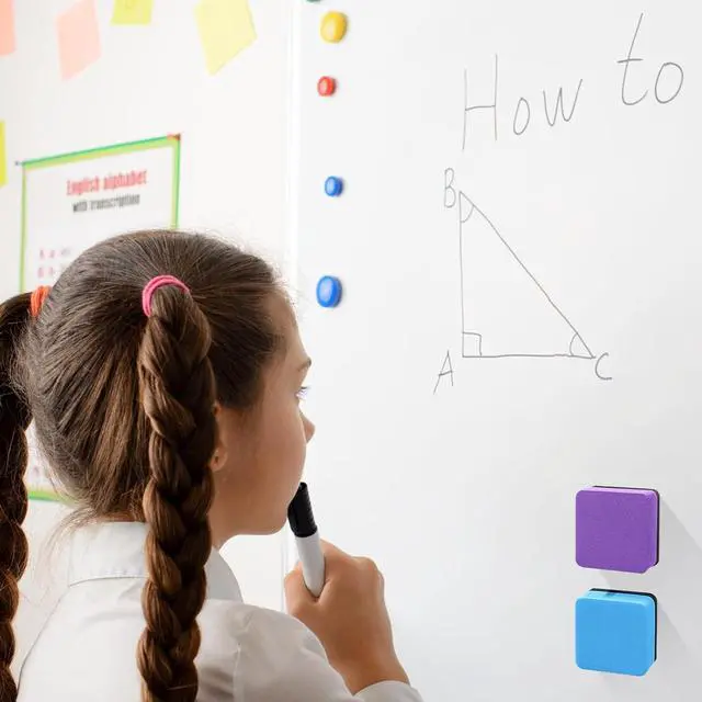 Alt view image 6 of 7 - Magnetic Whiteboard Eraser,12 Pcs Mini Dry Erase Erasers,Whiteboard Eraser