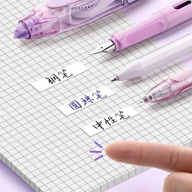 Alt view image 5 of 7 - 1Pc Gray Pressing Correction Tape White Out Correction Tape Correct Tape School Office Supplies for Instant Correction