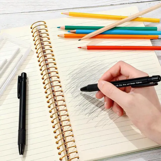 Alt view image 5 of 7 - Eersida Retractable Eraser Pen with Refills for Artists Students, 2 Packs