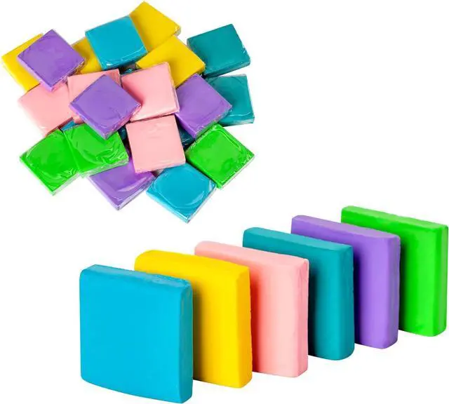 Main image of 24 Pack Kneaded Erasers,Colorful Drawing Art Moldable Kneaded Sketching Erasers for Artists Blend, Shade, Smooth(24,Colored Eraser)