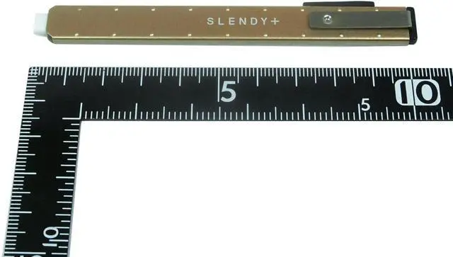 Alt view image 4 of 5 - SEED Thin Steel Holder Eraser Slendy+, Silver (EH-S-S) (Japan Import)