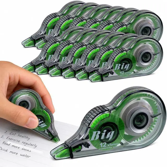 Main image of Yexiya 12 Pieces Correction Tapes Correction Wide Eraser Applicator