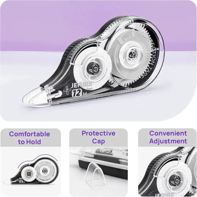 Alt view image 3 of 7 - 4 Pcs Correction Tape, 39.37 Ft White Wrong Out Tear-Resistant