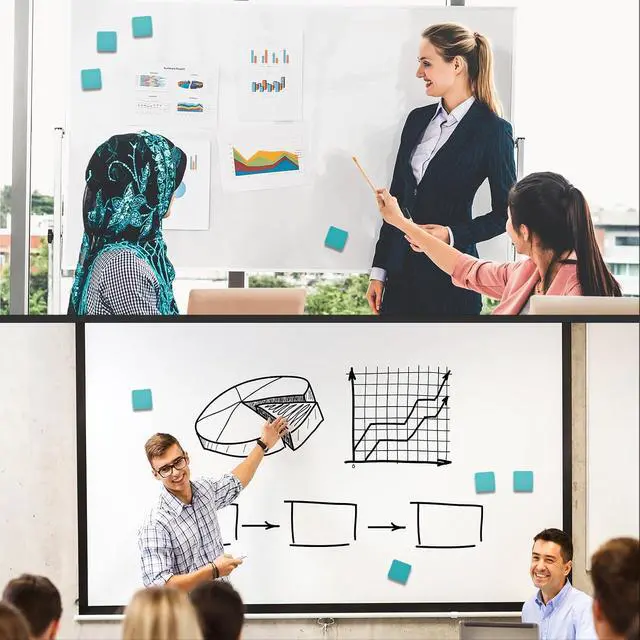 Alt view image 6 of 6 - 40 Pack Dry Erase Erasers, Mini Magnetic Whiteboard Eraser, Square Dry Erase Board Eraser, White Board Eraser Cleaner for Office Classroom Home, 2 x 2 Inches, Green