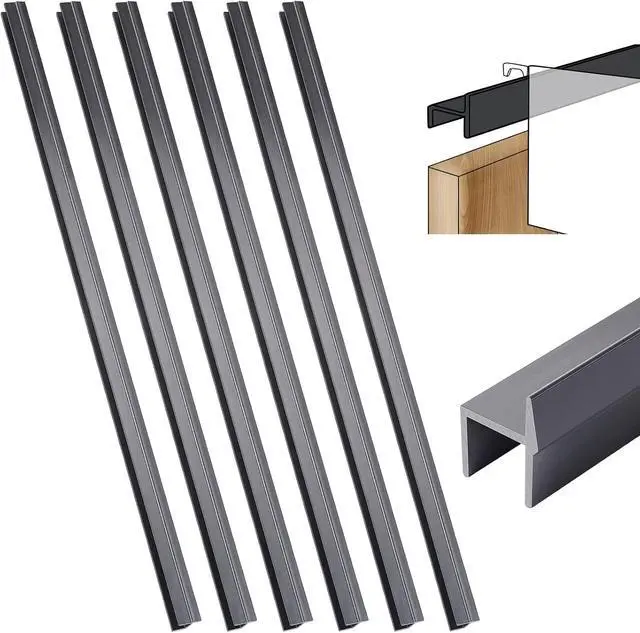 Main image of Leinuosen 6 Pcs File Cabinet Rails file folder for drawers, 1/2 Inch Wide