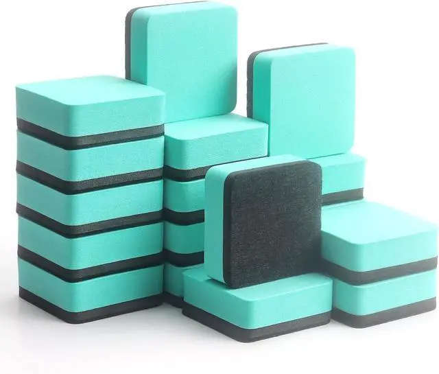 Alt view image 3 of 7 - Tamaki Mini Dry Erase Erasers for White Board, Green
