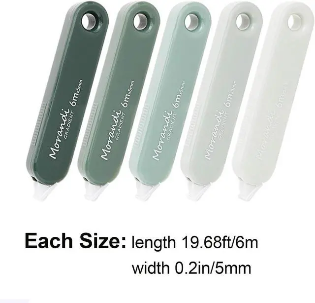 Alt view image 2 of 7 - 5 PCS Correction Tape with Lid, Easy to Use Correction Tapes, White Applicator for Instant Corrections