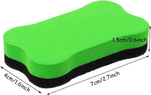 Alt view image 2 of 7 - Whiteboard Eraser 8Pcs Assorted Color Small Magnetic Dry Eraser Chalkboard Cleaners Wiper for Classroom Office and Home (7 * 4cm, Little Bones)