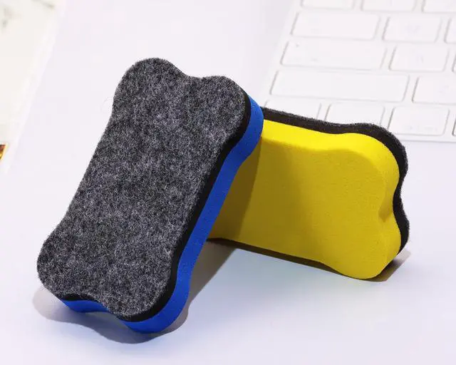 Alt view image 4 of 7 - Whiteboard Eraser 8Pcs Assorted Color Small Magnetic Dry Eraser Chalkboard Cleaners Wiper for Classroom Office and Home (7 * 4cm, Little Bones)