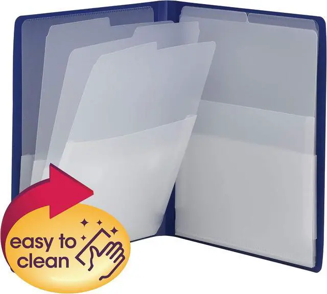 Alt view image 3 of 4 - Smead Organized Up Multi Pocket Organizer, Eight Pockets, Letter Size, Dark Blue