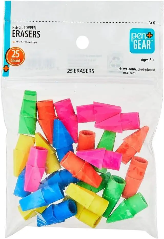 Main image of Pen Gear Pencil Toppers Erasers