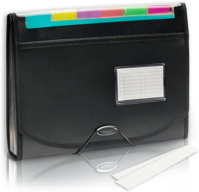 Main image of H4D 13 Pocket Expanding File Folder, Accordion File Organizer, 1 Pack