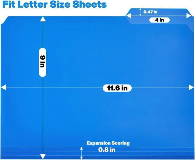 Alt view image 4 of 7 - KTRIO 9 Pack Plastic File Folders, Letter Size, Erasable Tabs, 9 Colors