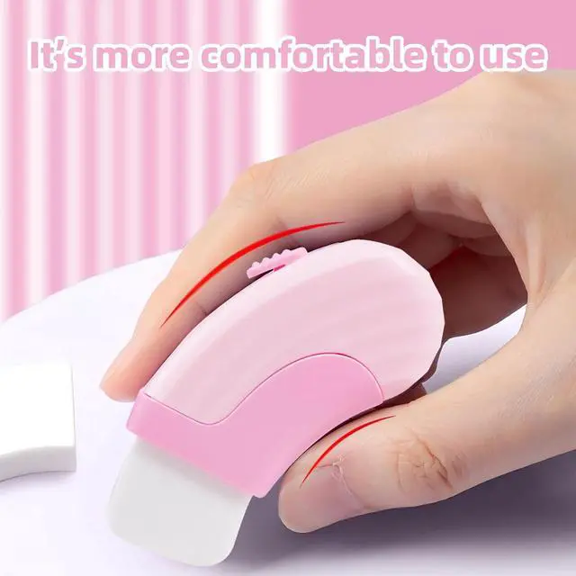 Alt view image 2 of 7 - 3+1 Pack Large Rubber Erasers Sliding Retractable Eraser