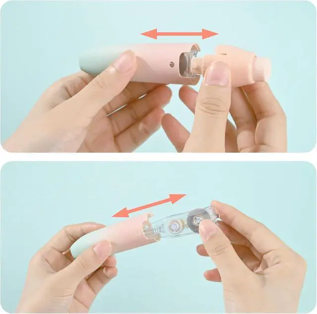 Alt view image 4 of 7 - Temiary 4Pcs Retractable Cute White Correction Tapes, Smooth Pull Out Tape
