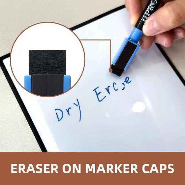 Alt view image 5 of 6 - JJPRO Ultra Fine Tip Magnetic Dry Erase Markers for Fridge,Extra Fine Point Dry Erase Markers for Planning Whiteboard,Acrylic Calendar Boards,10 Count 6 Assorted Colors Whiteboard Markers