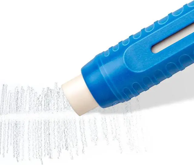 Alt view image 5 of 5 - STAEDTLER Mars Plastic Eraser Refills - Latex-Free Erasers, Replacements for Refillable Holder, Home, School & Office, White, 2-Pack