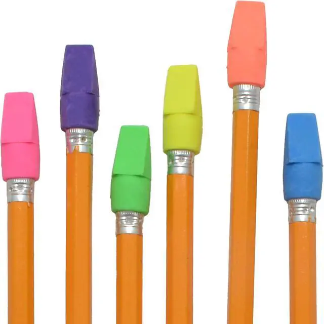 Alt view image 5 of 7 - Westcott 14891 Pencil Eraser Toppers, Assorted, 12 Pack