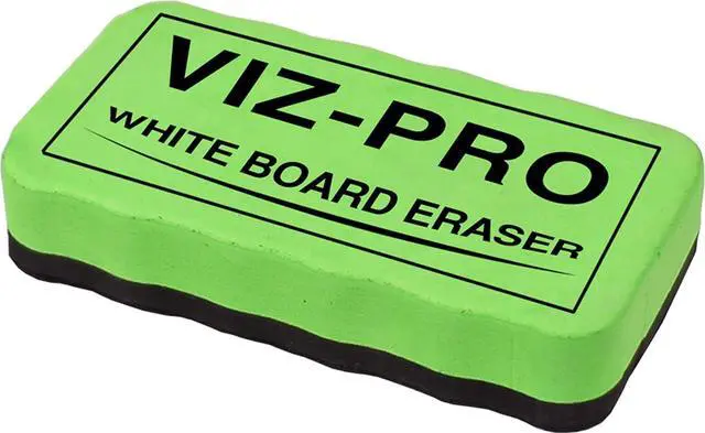 Alt view image 4 of 7 - VIZ-PRO Magnetic White Board Eraser, 3 Colored Eraser, 3 Piece