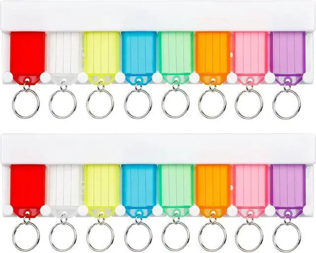 Main image of Uniclife 2 Pack Key Tag Rack, Slot Style Wall Mount Key Holder
