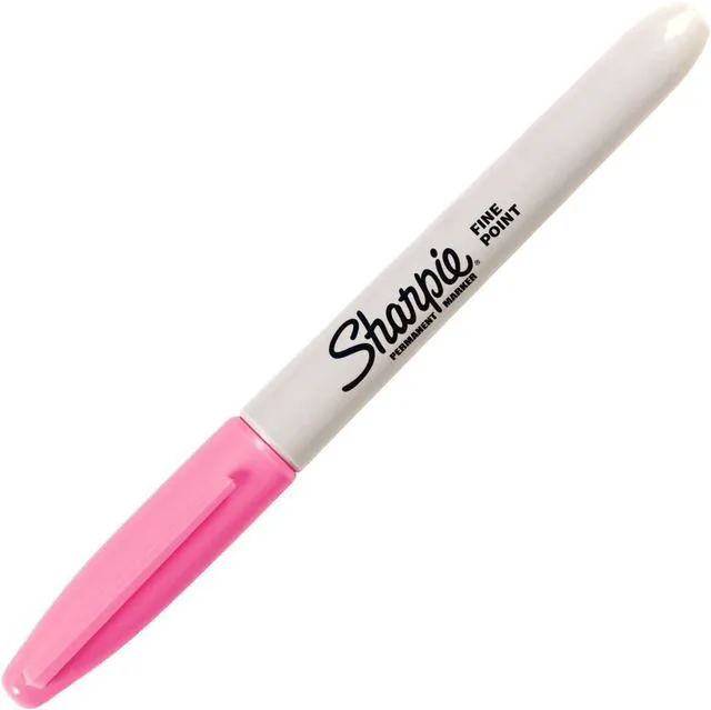 Alt view image 2 of 2 - Permanent Marker, Fine Point, Pink
