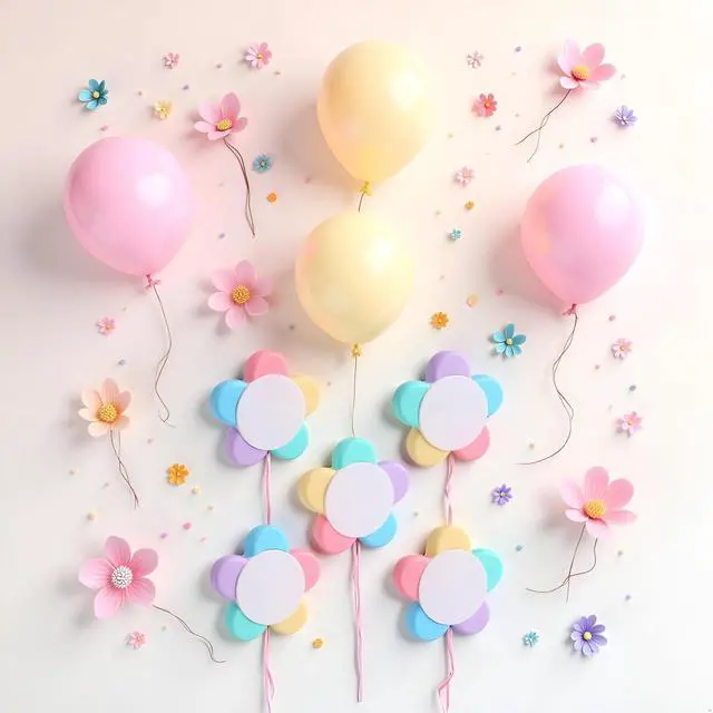 Alt view image 6 of 7 - Leery Macaron Petals Highlighters,5-in-1 Flower Shape Watercolor Pen Set, Fluorescent Pastel Markers for Journaling, Note Taking, Office & School Aesthetic Supplies (5)