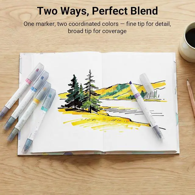 Alt view image 4 of 7 - KOKUYO Fluorescent Highlighters, Dual-Tip Highlighter Markers for Bible in Assorted Colors, Fine & Chisel Tip No Bleed Quick-Dry for Journals, Planners, Notes, Vivid Colors (PM-MT200-5S2)