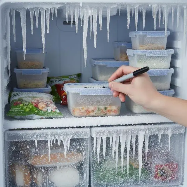 Alt view image 4 of 7 - Cadie Permanent Freezer Marker Set of 2 Waterproof Fast-Drying Black Fine Bullet Tip Ink Pens for Food Labeling, Fridge & Freezer Storage, Lab & Kitchen Use, & General Organization