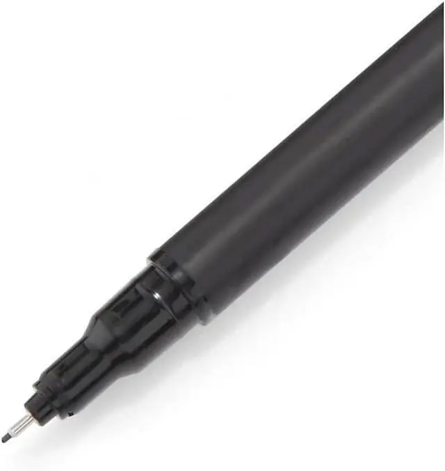 Alt view image 3 of 7 - Sharpie Felt Tip Medium Point Black Pens, Drawing & Writing Pens Ideal for School Supplies, Office s and Teacher s, Quick-Drying, No Bleed, 2 Pack