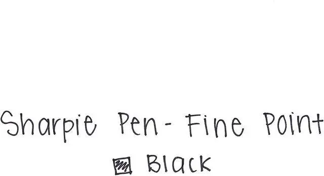Alt view image 6 of 7 - Sharpie Felt Tip Medium Point Black Pens, Drawing & Writing Pens Ideal for School Supplies, Office s and Teacher s, Quick-Drying, No Bleed, 2 Pack