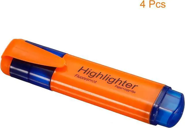 Alt view image 3 of 6 - PATIKIL Highlighter Pen, 4 Pack Broad Tip Writing Marker Pens, Orange