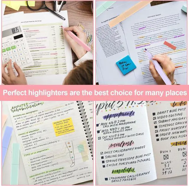Alt view image 7 of 7 - Utron 12pcs Bible Highlighters, Pastel Highlighter Set, No Bleed Bible Highlighters (12 Color)