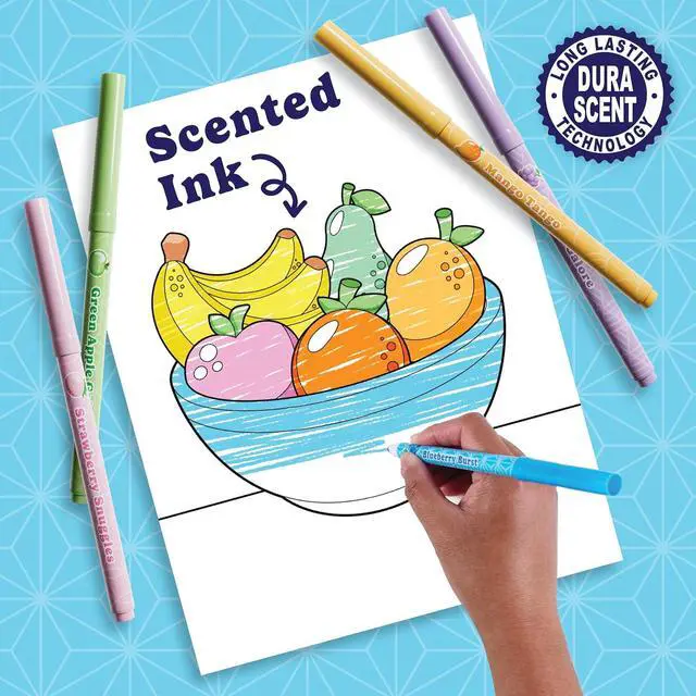 Alt view image 4 of 7 - Pastel Smarkers - Washable Patented Gourmet Scented Pastel Markers, Assorted Colors, Standard Point Felt Tip, 16 Count