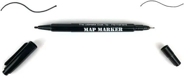 Alt view image 3 of 4 - Map Markers - Dual Tip, Pack of 5