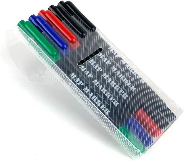 Alt view image 2 of 4 - Map Markers - Dual Tip, Pack of 5