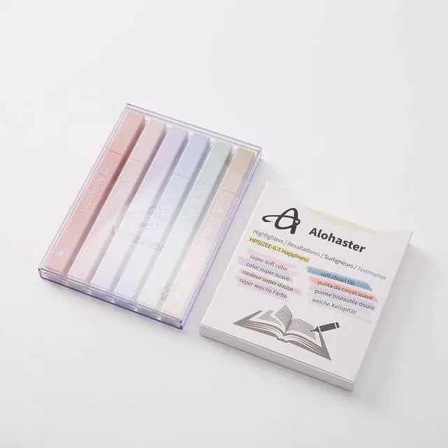 Alt view image 3 of 7 - Alohaster Highlighters, HPSIZEE-6-T, 6 Pack - Happiness