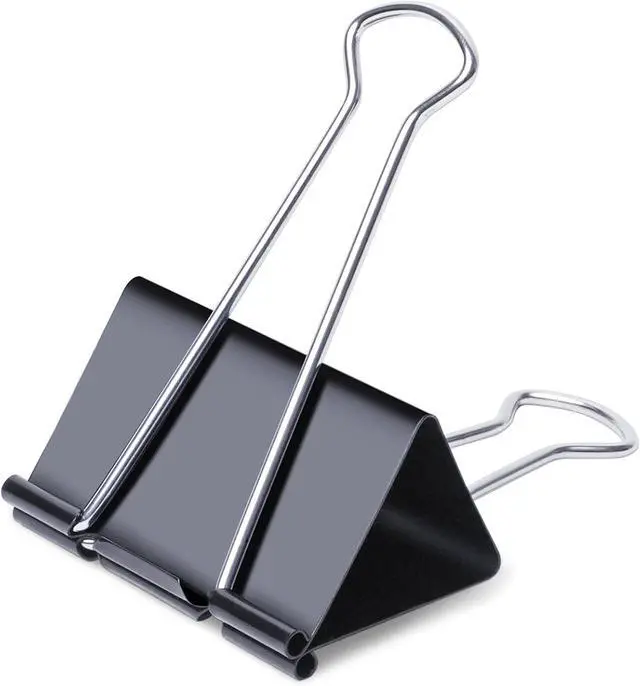 Main image of Ufmarine Jumbo Binder Clips 3 inch (6 Pcs), Extra Large Binder Clips Giant for Office Supplies