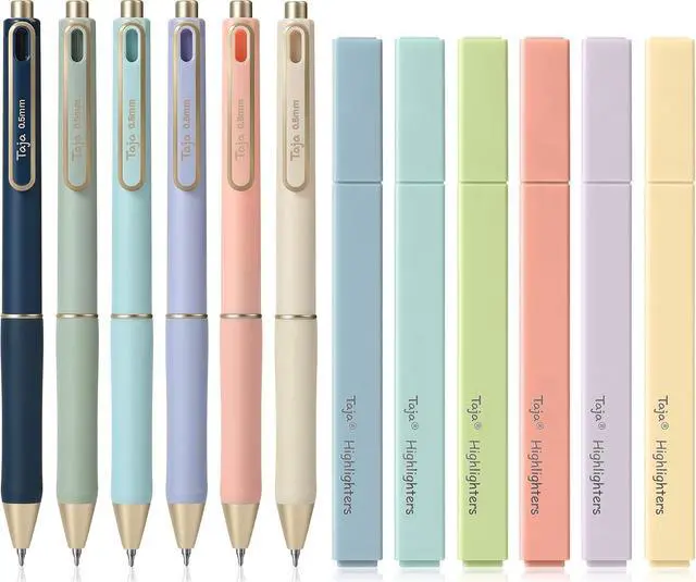 Main image of Taja 12 Pack Bible Highlighters and Pens Set, No Bleed and Quick-Drying