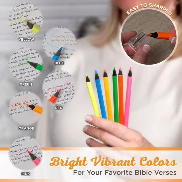Alt view image 3 of 7 - Christian Art Gifts Gel Bible Highlighters, Pack of 6 Assorted Colors