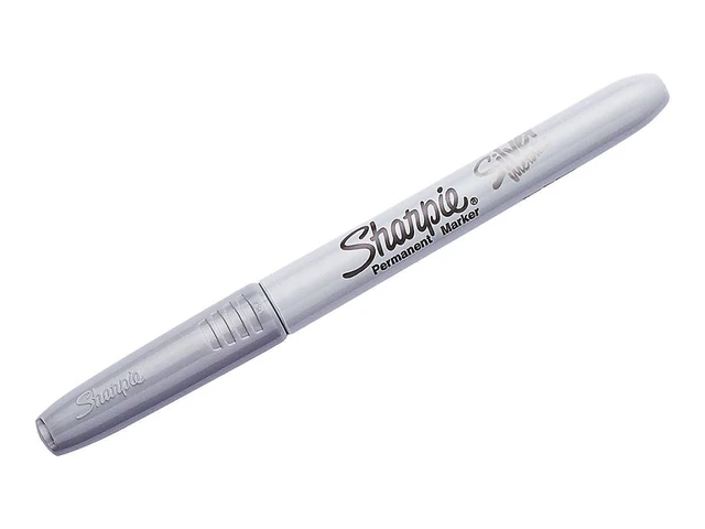 Alt view image 2 of 6 - Sharpie Metallic Fine Point Permanent Markers 2/Pkg-Gold & Silver