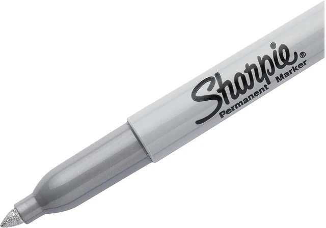 Alt view image 4 of 6 - Sharpie Metallic Fine Point Permanent Markers 2/Pkg-Gold & Silver