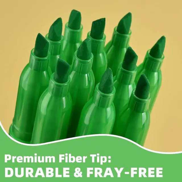 Alt view image 7 of 7 - Cgerma Highlighters 36 Pack, Chisel Tip Green Highlighter Bright Colors,Quickly Drying, Perfect for Students Kids Adults Classroom, School, Office