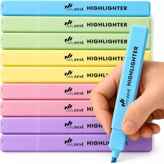 Main image of 10 Aesthetic Bible Highlighters - Chisel Tip Liquid Ink Marker