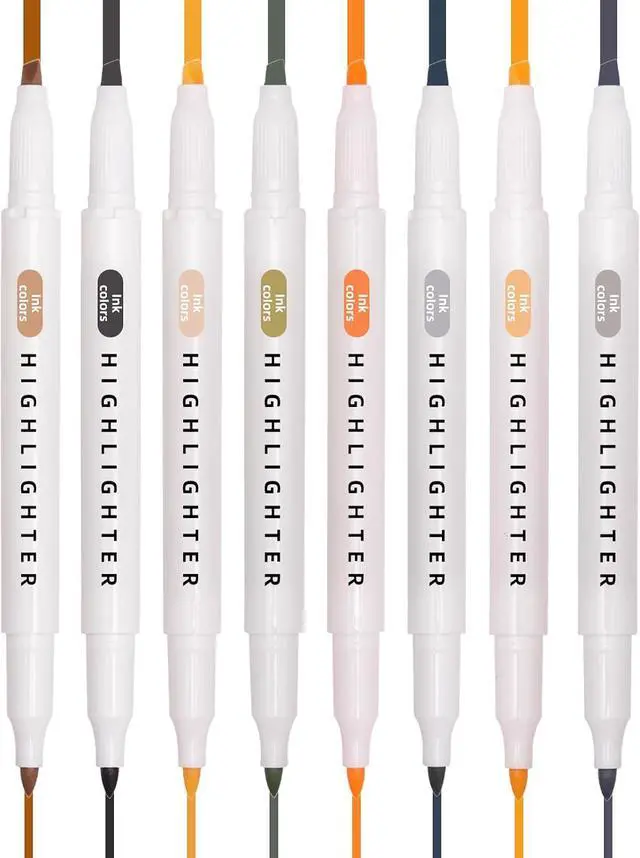 Alt view image 4 of 6 - Pastel Highlighters Set, 8 Pack Highlighters Assorted Colors