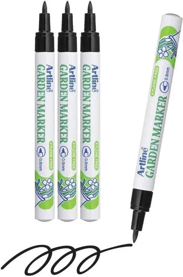 Alt view image 2 of 7 - Artline Garden Marker | Water Resistant | Quick Dry Ink Great For Outside Use (4 Markers)