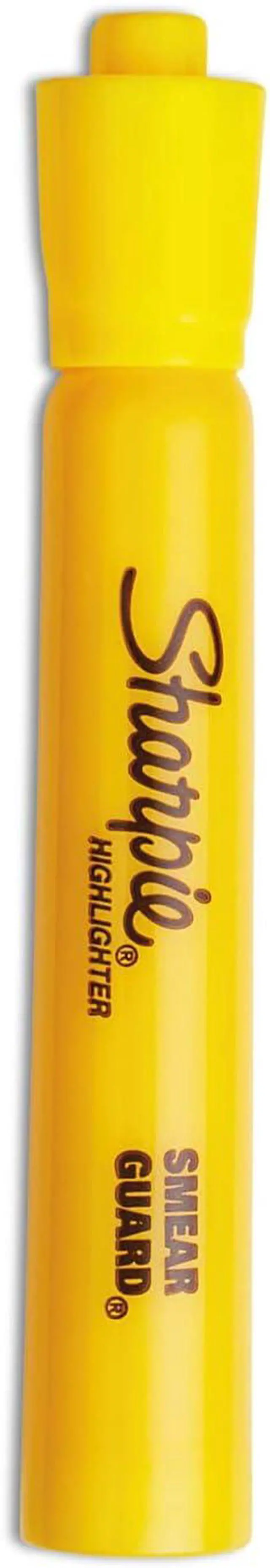 Alt view image 2 of 3 - Sharpie Tank Style Highlighters, Chisel Tip, Yellow, 12 Count