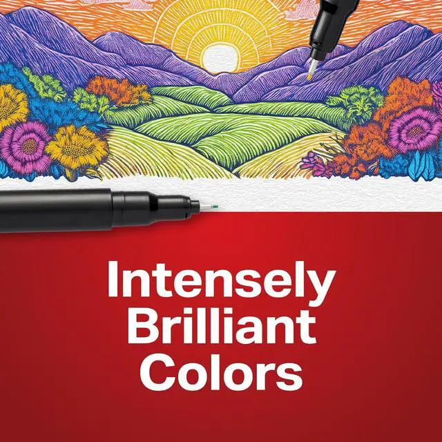 Alt view image 5 of 6 - Sharpie 1976527 Pen, Fine Point, Assorted Colors, 6-Count