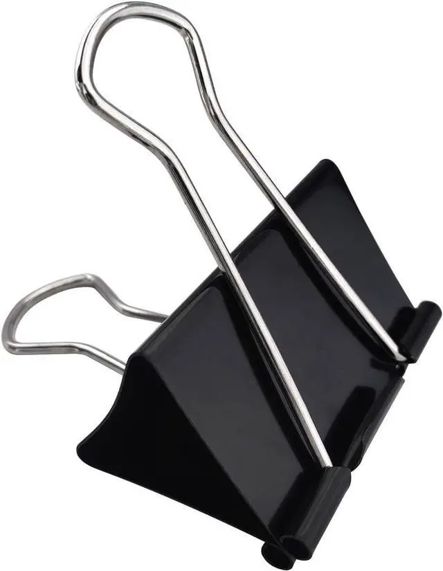 Main image of DSTELIN Extra Large Binder Clips 2.4-Inch (12 Pack), Big Paper Clamps for Office Supplies, Black