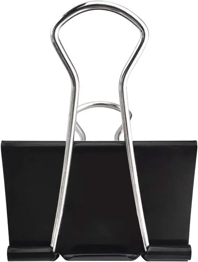 Alt view image 5 of 7 - DSTELIN Extra Large Binder Clips 2.4-Inch (12 Pack), Big Paper Clamps for Office Supplies, Black