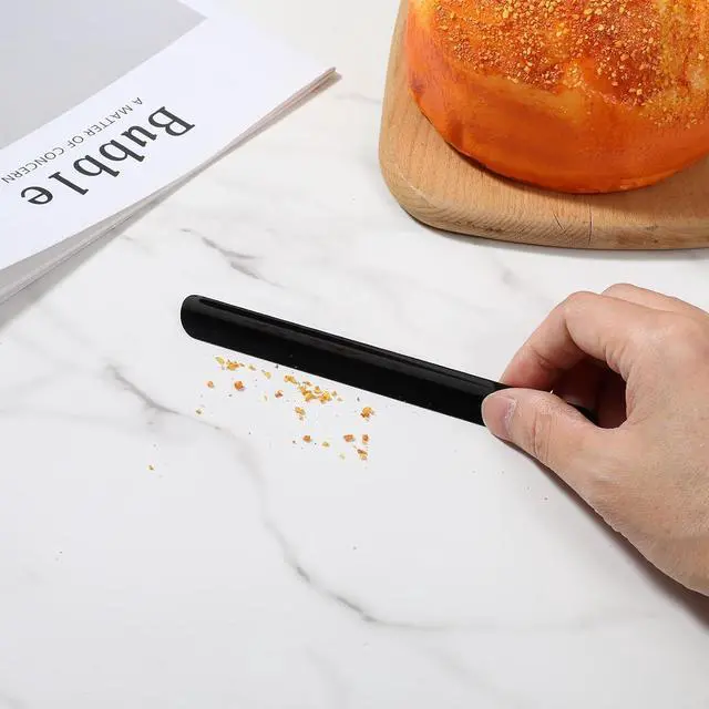 Alt view image 3 of 7 - 2Pcs Crumb Sweepers for Servers Table Crumber Sweeper Bread Crumber Cleaner Restaurant Crumb Scraper with Pocket Clip for Tablecloth in Restaurants and Homes (Black)